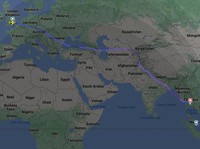 Penampakan Boeing 777 Singapore Airlines Turbulensi-Mendarat Darurat