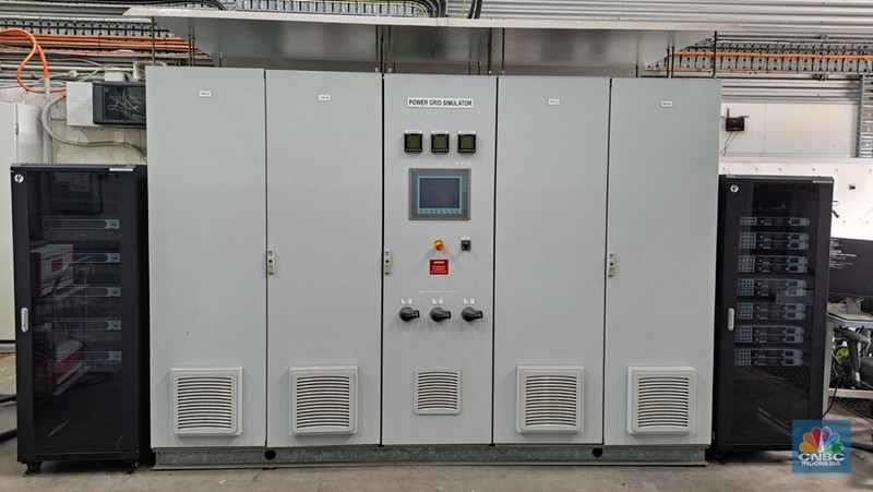 Pusat penelitian sains dan industri di bidang energi, CSIRO, di Newcastle, New South Wales, Australia. Australia memiliki ambisi besar dalam transisi energi dengan target 82% penggunaan energi terbarukan dalam jaringan kelistrikan pada 2030. (CNBC Indonesia/Lucky Leonard)