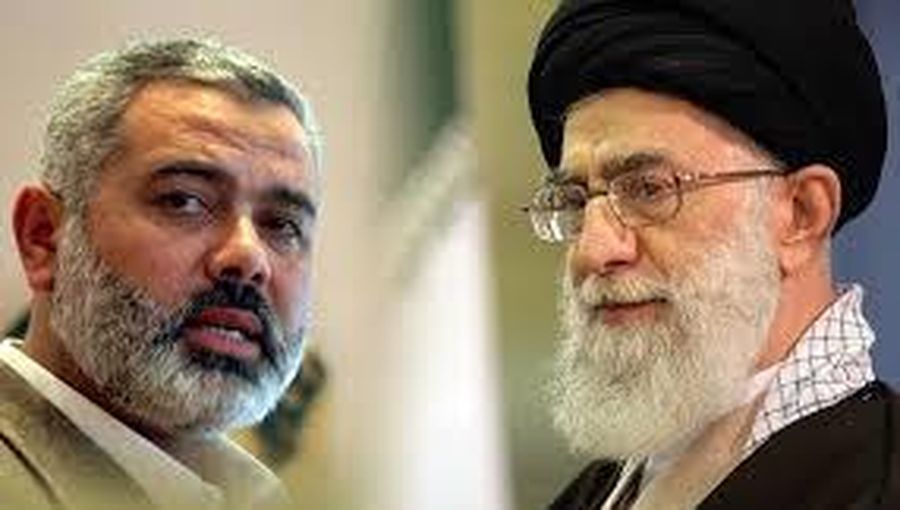 Kolase Khamenei dan Haniye