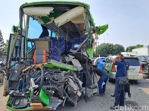 Kemenhub Ungkap Bus Study Tour SMP PGRI Wonosari Tabrak Truk Laik Jalan