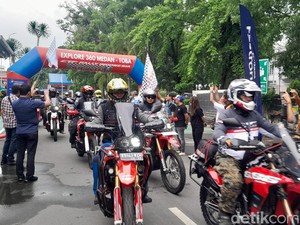 Explore Destinasi Wisata, CRF Rally Indonesia Jajal Rute Medan-Toba