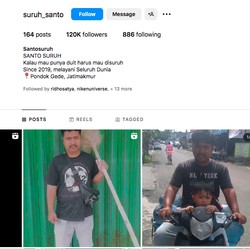 Buka Jasa Suruhan Modal Feeling & Percaya, Santo Suruh: Saya Bodoh!
