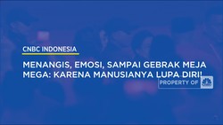 Menangis, Emosi, Sampai Gebrak Meja. Mega: Karena Manusianya Lupa Diri