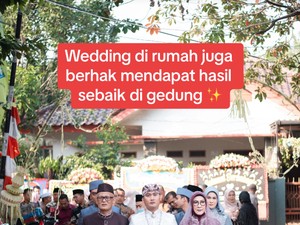 Viral Menikah di Rumah Rasa di Gedung Mewah, Dekorasi & Fotonya Bikin Takjub