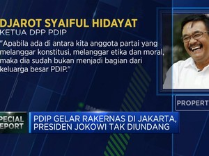 Video: PDIP Gelar Rakernas Di Jakarta, Presiden Jokowi Tak Diundang