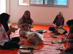 Bantu Korban Banjir di OKU, PMI Buka Posko Penampungan-Dapur Umum
