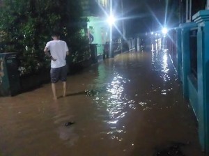 Sungai Citanduy Meluap, Satu Desa di Tasikmalaya Kebanjiran