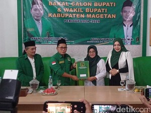 Pisah Jalan dengan Suprawoto, Eks Wabup Magetan Daftar Bacabup ke PPP