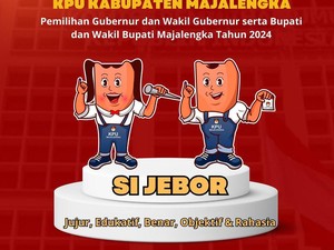 Mengenal Si Jebor, Maskot Pilbup Majalengka 2024