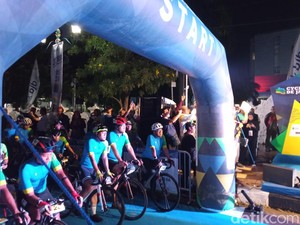 Cycling de Jabar, 202 Pesepeda Gowes 213 KM dari Cirebon ke Pangandaran