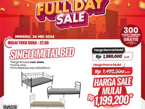 Cari Tempat Tidur? Besok ke Transmart Full Day Sale Aja, Lagi Diskon Gede