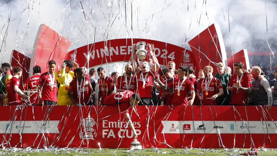 Final FA Cup Manchester City v Manchester United di Wembley Stadium, London, Britain - May 25, 2024. (Action Images via Reuters/Andrew Couldridge)