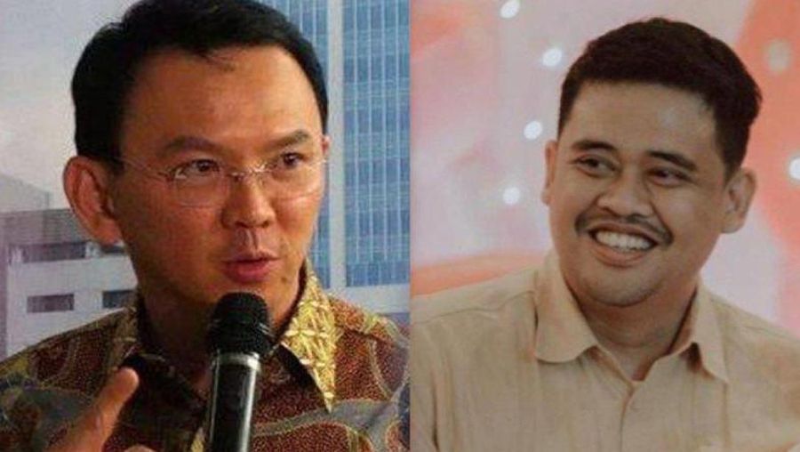 Kolase Basuki Tjahaja Purnama alias (Ahok) dan Bobby Nasution.