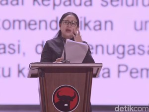 Puan Bacakan Rekomendasi Rakernas PDIP, Minta Megawati Jadi Ketum Lagi