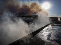 Potret 'Ngeri' Rudal Putin Hantam Supermarket Ukraina, 16 Tewas