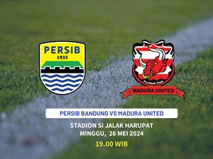 Persib Vs Madura United Buntu di Babak Pertama