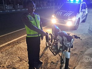 Polisi Jaring Puluhan Motor Diduga Hendak Balap Liar di JLS Pacitan