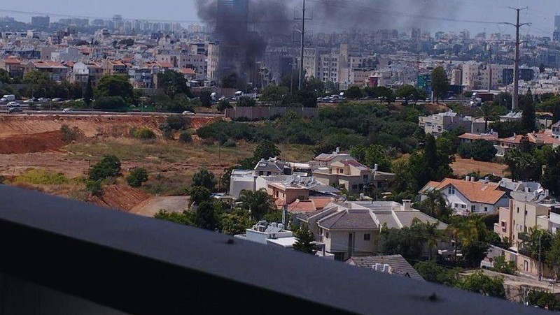 Hamas dilaporkan meluncurkan roket ke Israel, Minggu (26/5/2024) waktu setempat. (X @SuppressedNws)