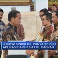 Video: Jokowi Sindir K/L Punya 27 Ribu Aplikasi dari Pusat ke Daerah