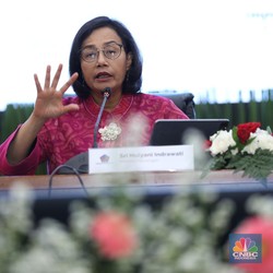 Ditegur DPR Soal Anggaran, Sri Mulyani Mau 'Bikin Bubur Merah Putih'