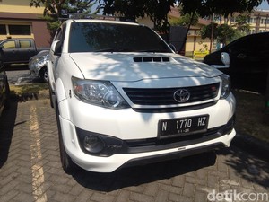 Penampakan Fortuner yang Lindas Balita Sidoarjo hingga Tewas