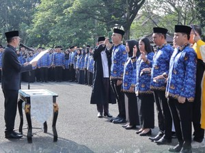 Pj Wali Kota Palembang Lantik 1.484 PPPK dan CPNS