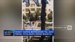 Video: Roket Hamas Bombardir Tel Aviv, Israel Nyalakan Sirine Bahaya