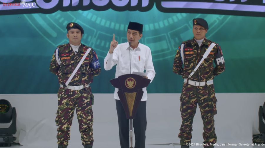 Sambutan Presiden Jokowi pada Acara Inaugurasi Menuju Ansor Masa Depan, Jakarta, 27 Mei 2024