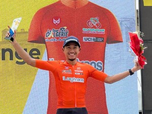 Cerita Bahagia Pesepeda Aiman Cahyadi di Aljazair