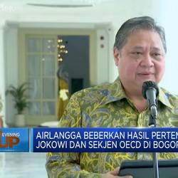 Airlangga Beberkan Hasil Pertemuan Jokowi dan Sekjen OECD di Bogor