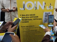 Penampakan Ratusan Pencari Kerja Mengular - Padati Job Fair di Jakarta