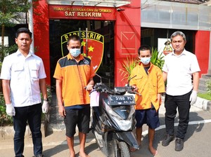 2 Dari 4 Maling Motor di Surabaya Diringkus Polisi