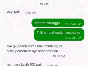 Chat Kocak Ojol Saat Pesan Makan hingga Pisang Goreng Terenak di Jakarta