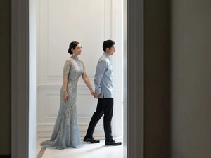 Nuansa Baby Blue di Acara Lamaran Rio Haryanto dan Athina, Ini Maknanya