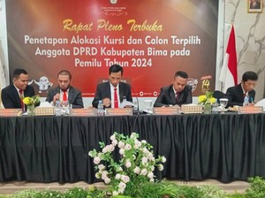 KPU Tetapkan 45 Anggota DPRD Bima Terpilih Periode 2024-2029