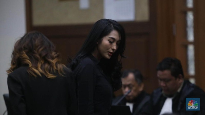 Biduan Nayunda Nabila Nizrinah menghadiri sidang kasus korupsi eks Mentan Syahrul Yasin Limpo (SYL) di PN Tipikor, Jakarta, (29/5/2024). (CNBC Indonesia/Muhammad Sabki)