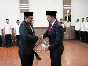 Walkot Bobby Lantik Ardian Surbakti Jadi Dirut PUD Pembangunan