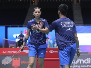 Hasil Singapore Open 2024: Dejan/Gloria Kandas di 16 Besar