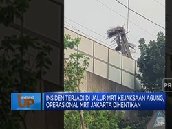 Video: Ada Crane Jatuh, Operasional MRT Jakarta Dihentikan Sementara
