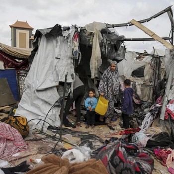 Pilu, Melihat Camp Pengungsi Rafah Hancur Lebur Dibombardir Israel