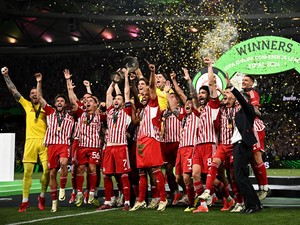 Olympiakos Juara Conference League, Ayoub El Kaabi Pahlawannya