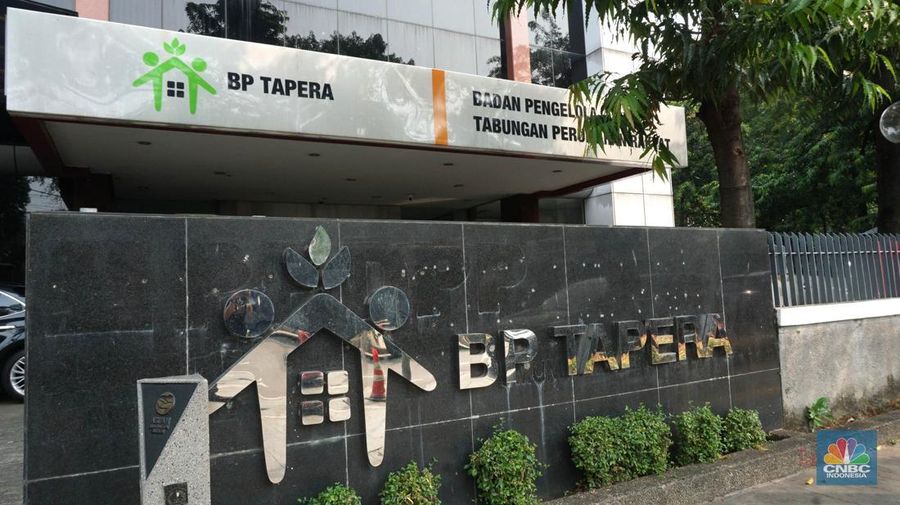 Suasana Kantor BP Tapera di Jl. Falatehan, Melawai Kebayoran Baru, Jakarta Selatan, Kamis, (30/5). Peraturan Pemerintah (PP) Nomor 21 Tahun 2024 tentang perubahan atas Peraturan Pemerintah Nomor 25 Tahun 2020 tentang Tabungan Perumahan Rakyat (Tapera) telah diterbitkan. (CNBC Indonesia/Muhammad Sabki))
