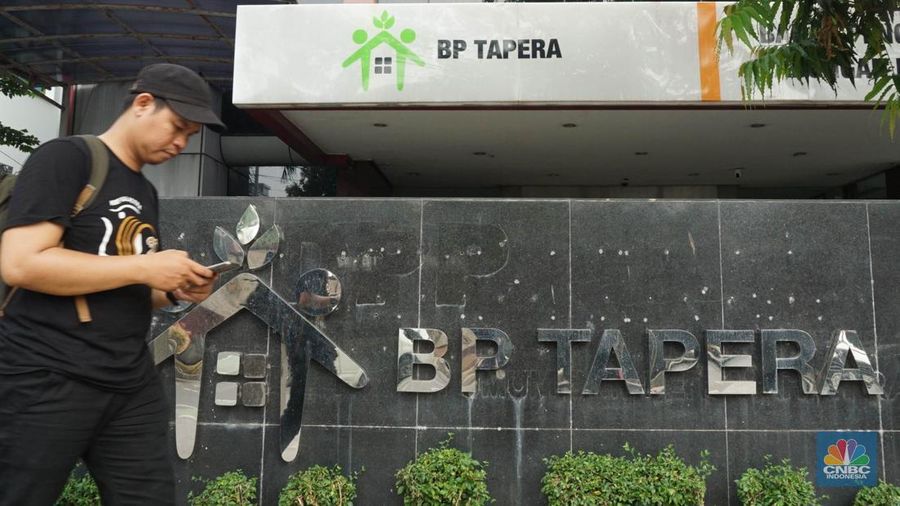 Suasana Kantor BP Tapera di Jl. Falatehan, Melawai Kebayoran Baru, Jakarta Selatan, Kamis, (30/5). Peraturan Pemerintah (PP) Nomor 21 Tahun 2024 tentang perubahan atas Peraturan Pemerintah Nomor 25 Tahun 2020 tentang Tabungan Perumahan Rakyat (Tapera) telah diterbitkan. (CNBC Indonesia/Muhammad Sabki))