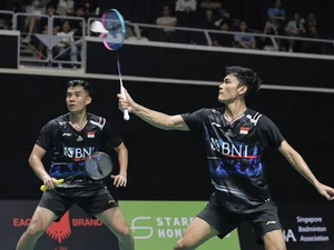 Indonesia Open 2024: Fikri/Bagas Tumbang di Perempat Final