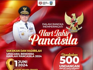 Peringatan Harlah Pancasila 2024 di Surabaya Dimeriahkan Cak Sodiq-Lala Widy