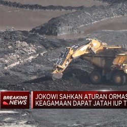 Video: Jokowi Sahkan Aturan Ormas Keagamaan Dapat Jatah IUP Tambang