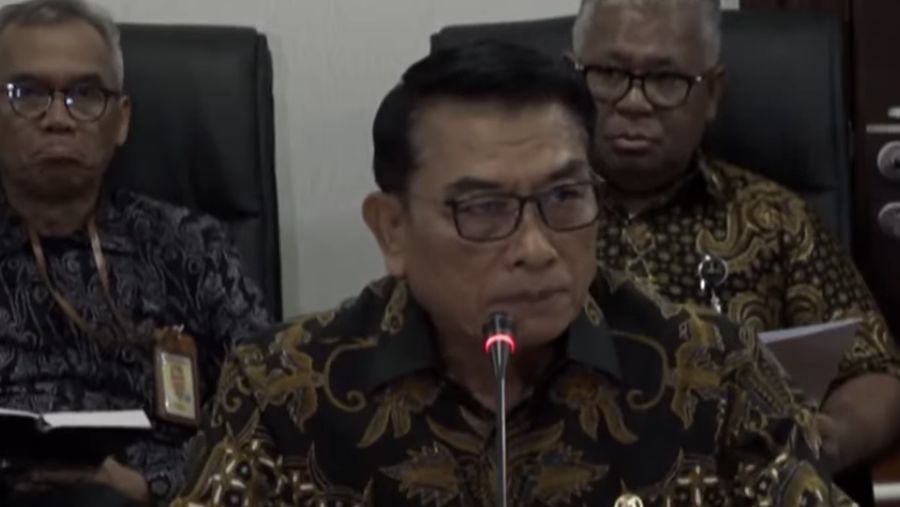 Kepala Staf Kepresidenan RI, Moeldoka, saat konferensi pers program TAPERA. (YouTube/Kantor Staf Presiden)