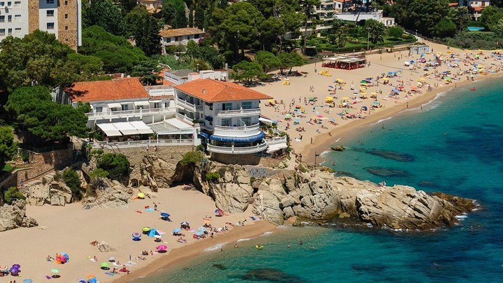 Pantai Platja d´Aro, Spanyol. (Istimewa)