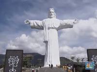 Begini Penampakan Patung Yesus Tertinggi Dunia Ada di Indonesia