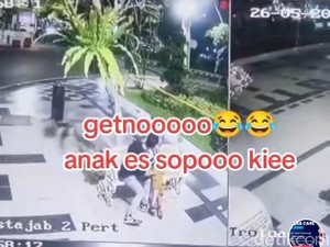 Fakta-fakta Sejoli Terekam CCTV Bermesraan di Trotoar Balai Kota Surabaya